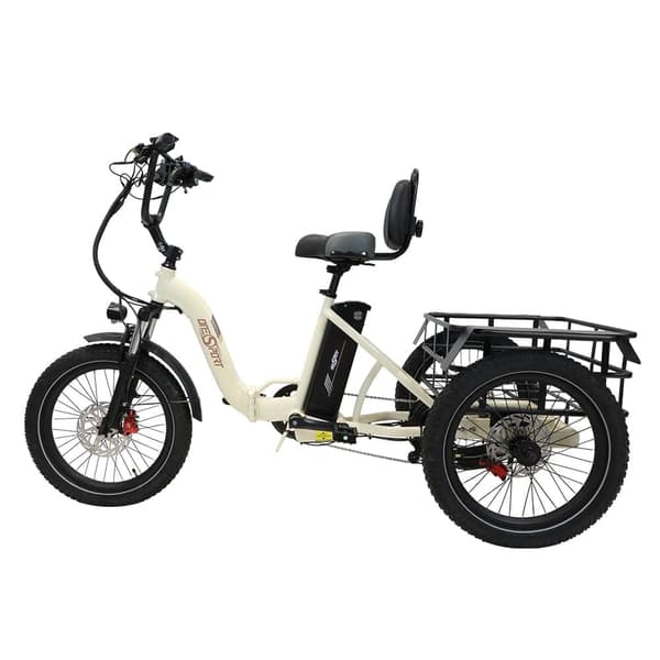OneSport OT30 Cargo Electric Bike 20", 500W motor, 48V 13AH batteri, maksimal hastighed 45 km / t, maksimal belastning 180 kg, Shimano 7-trins