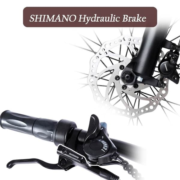 RANDRIDE YX90M 26" rasvarenkainen sähköpyörä – 1000 W moottori, 48V13.6Ah akku, 45 km:n toimintasäde, Shimano-hydrauliset jarrut