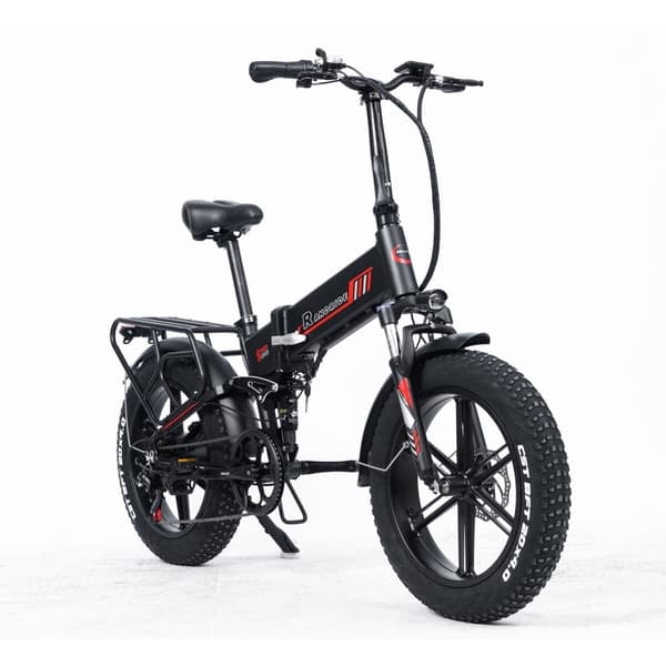 RANDRIDE YX20M 20" Fat Tire Electric Bike – 1000W motor, 48V17Ah batteri, 70 km rækkevidde, 7-trins og kompakt design