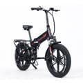 Miniatyrbillede 2 af 11: RANDRIDE YX20M 20" Fat Tire Electric Bike – 1000W motor, 48V17Ah batteri, 70 km rækkevidde, 7-trins og kompakt design