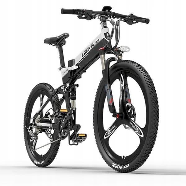 Lankeleisi XT750 Sport Elcykel 14,5ah - 500W - Vuxen - 1 aluminiumhjul 26" Vit 500W
