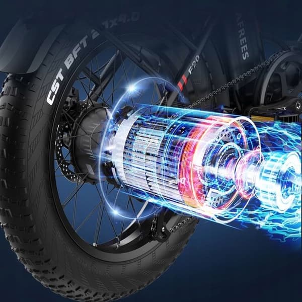 FAFREES F20 MAX elcykelram 16'' 22,5AH 48V 500W Samsung batteri 20" hjul VIT