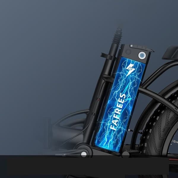 FAFREES F20 MAX elcykelram 16'' 22,5AH 48V 500W Samsung batteri 20" hjul VIT