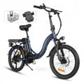 Miniatyrbild 2 av 6: dam elektrisk vtc cykel ENGWE E26 ST 26 tum city fat bike 250W motor Räckvidd 140km dubbelfjädring 48V16AH Svart
