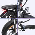 Miniatyrbild 4 av 4: Fafrees F20 elcykel 16AH 36V 80KM 250W ram 20 tums aluminiumhjul 20" svart