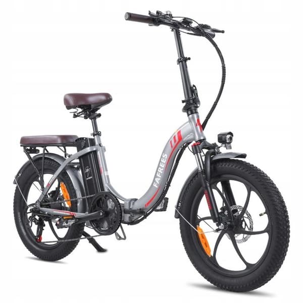 FAFREES F20 Pro elcykel 18AH 350W 35KM/H 16 tums ram aluminiumhjul 20" grå