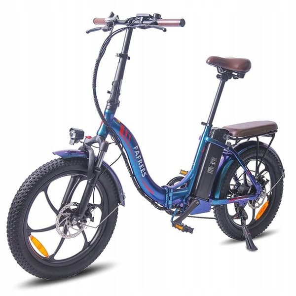 FAFREES F20 Pro elcykel 18AH 350W 35KM/H 16 tums ram aluminiumhjul 20" blå