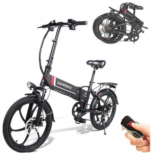 Elcykel - Samebike - 20LVXD30 - 350W - 10.4Ah - Fällbar 20 tum
