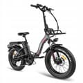 Miniatyrbild 1 av 4: FAFREES F20 MAX elcykelram 16'' 22,5AH 48V 500W Samsung batteri 20" hjul Grå