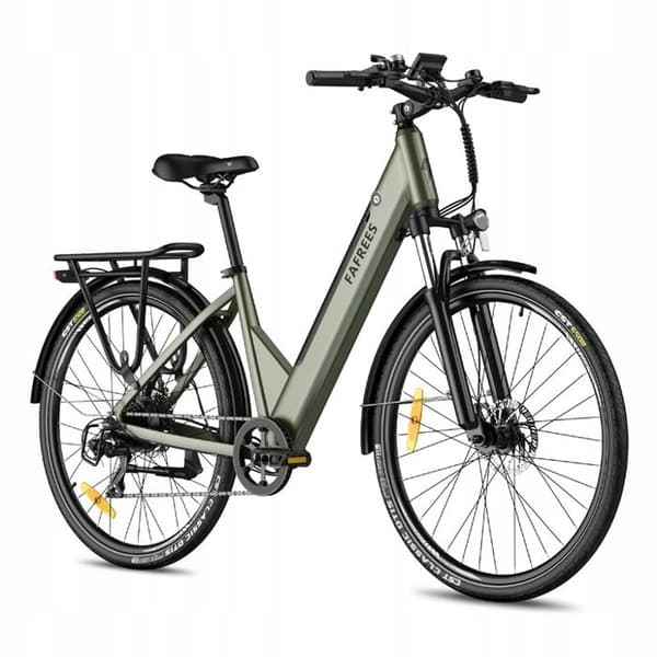 FAFREES F28 Pro elcykel med App 32KM/H aluminiumhjul 27,5" 250W 14,5Ah 110KM Grön