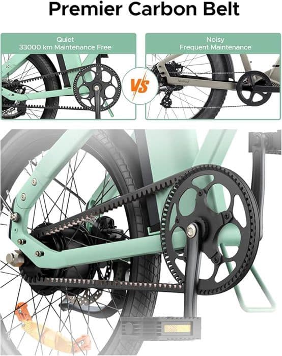 Fällbar elcykel - ENGWE - P20 - 36V 9.6Ah - 100 km räckvidd - 250W 25km/h