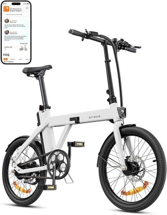 Fällbar elcykel - ENGWE - P20 - 36V 9.6Ah - 100 km räckvidd - 250W 25km/h