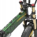 Miniatyrbild 2 av 4: LANKELEISI X3000 PLUS elcykel 17,5Ah 48V 1000W 43KM/H aluminiumhjul 20" Blå