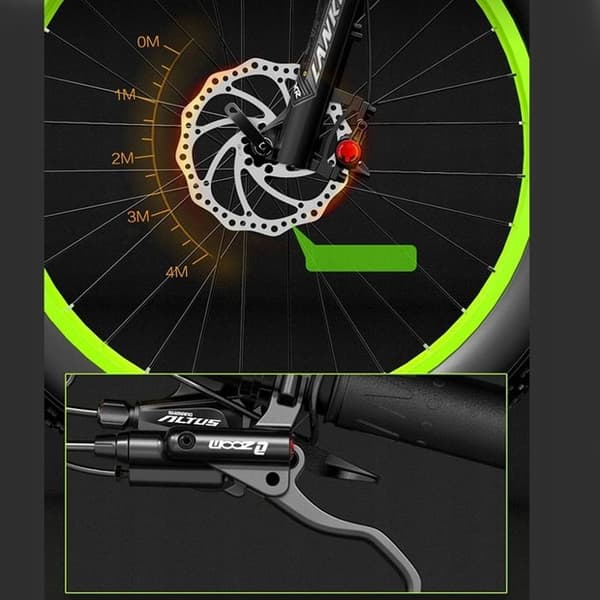 Lankeleisi XT750 PLUS elcykel 1000W 17,5Ah 45KM/H 120KM hjul 18'' 26" Gul