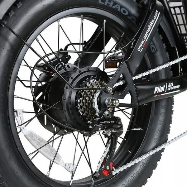 Sambike M20-II Elcykel 1200W 36Ah 45KM/H 220KM Oljebroms Dubbelbatteri 20*4.0 Fettdäck