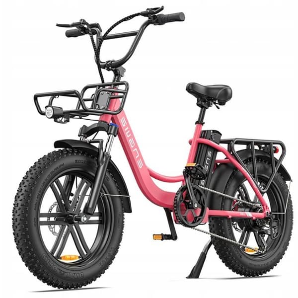 Elcykel - ENGWE - L20 - 48V 13Ah batteri - 140 km körsträcka - 20*4,0 tums fjälldäck Rosa