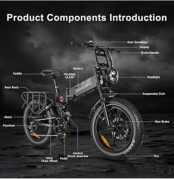 dam elektrisk vtc cykel ENGWE E26 ST 26 tum city fat bike 250W motor Räckvidd 140km dubbelfjädring 48V16AH blå