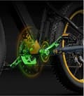 Miniatyrbild 3 av 4: Elcykel Lankeleisi RV700 48V 16Ah 130KM 45km/h 1000W MTB shimano M310-7 Gul