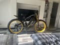 Miniatyrbild 4 av 4: Elcykel Lankeleisi RV700 48V 16Ah 130KM 45km/h 1000W MTB shimano M310-7 Gul