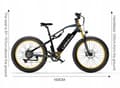 Miniatyrbild 2 av 4: Elcykel Lankeleisi RV700 48V 16Ah 130KM 45km/h 1000W MTB shimano M310-7 Gul