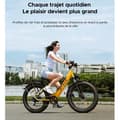 Miniatyrbild 3 av 6: dam elektrisk vtc cykel ENGWE E26 ST 26 tum city fat bike 250W motor Räckvidd 140km dubbelfjädring 48V16AH blå