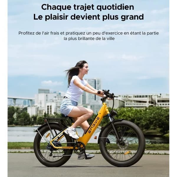 dam elektrisk vtc cykel ENGWE E26 ST 26 tum city fat bike 250W motor Räckvidd 140km dubbelfjädring 48V16AH blå