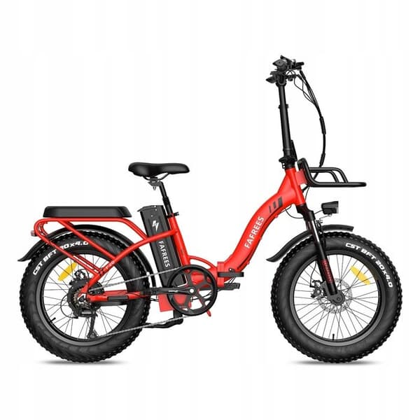 FAFREES F20 MAX elcykelram 16'' 22,5AH 48V 500W Samsung batteri 20" hjul RÖD
