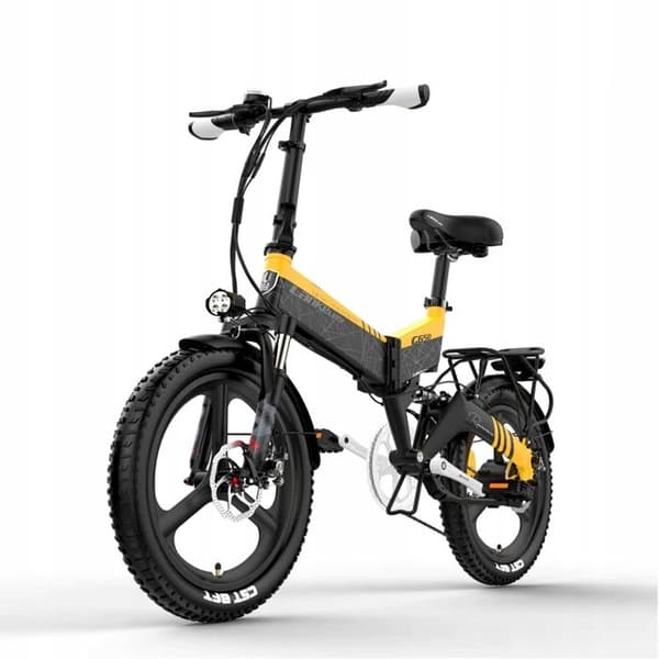 Elcykel Lanceleisi G650 14,5AH 31KM/H 100KM 400W hjul 20" gul