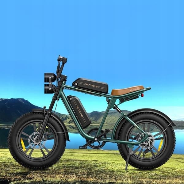 ENGWE M20 Elcykel - Stora 20*4,0 däck - 750W Motor - 48V 13Ah batteri - 75km Räckvidd Grön