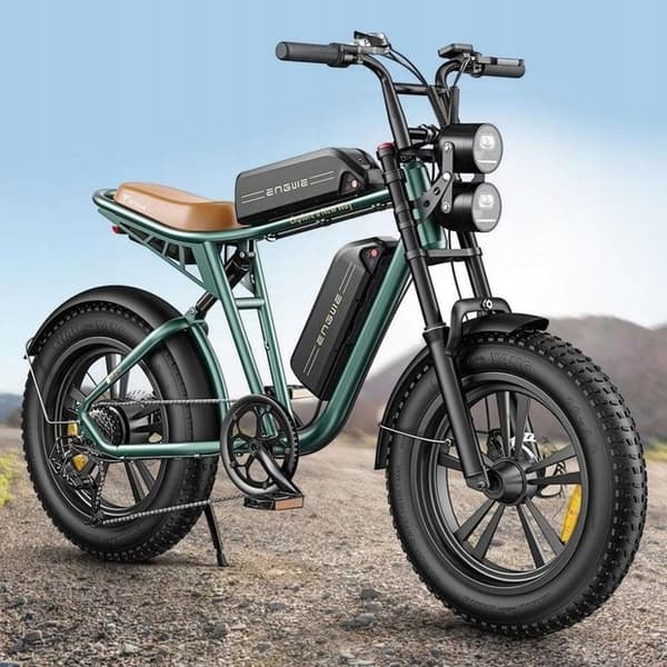 ENGWE M20 Elcykel - Stora 20*4,0 däck - 750W Motor - 48V 13Ah batteri - 75km Räckvidd Grön