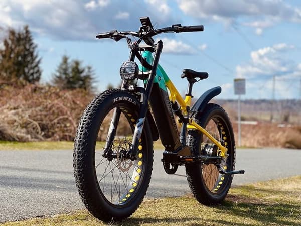 Lankeleisi RV800 plus elcykel 1130W 48V 20AH 52KM/H 150KM MTB ramhjul 18'' 26" grön