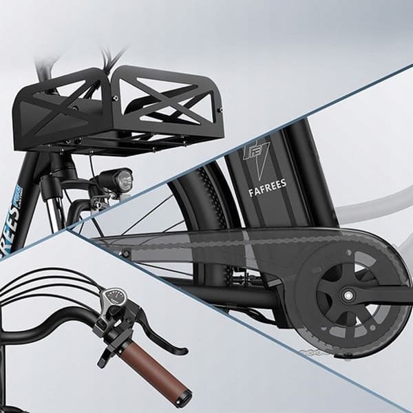 PASELEC GS9 PLUS elcykel 750W 48V 17Ah 48km/h BAFANG motor aluminiumhjul 26" svart