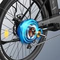 Miniatyrbild 6 av 6: PASELEC GS9 PLUS elcykel 750W 48V 17Ah 48km/h BAFANG motor aluminiumhjul 26" svart