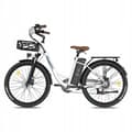 Miniatyrbild 2 av 6: PASELEC GS9 PLUS elcykel 750W 48V 17Ah 48km/h BAFANG motor aluminiumhjul 26" svart