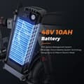 Miniatyrbild 4 av 6: Elcykel - ENGWE - T14 EU - Motor 250W - Batteri 48V 10Ah - Skivbromsar - Orange