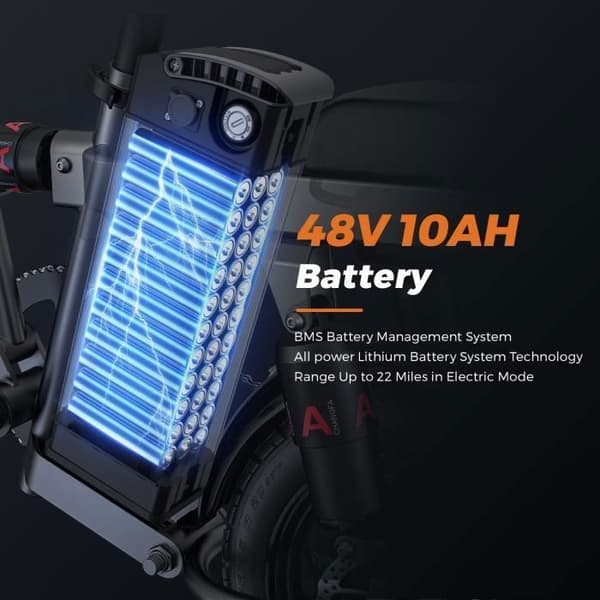 Elcykel - ENGWE - T14 EU - Motor 250W - Batteri 48V 10Ah - Skivbromsar - Orange
