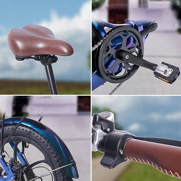 FAFREES F20 Pro elcykel 18AH 350W 35KM/H 16 tums ram 20" aluminiumhjul svart