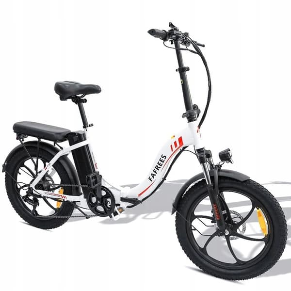 Fafrees F20 elcykel 16AH 36V 80KM 250W ram 20 tums aluminiumhjul 20" VIT