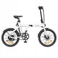 Miniatyrbild 3 av 6: Engwe P20 elcykel 25KM/H 36V 9,6AH 350W hjul 20'' Fällbar elcykel Vit