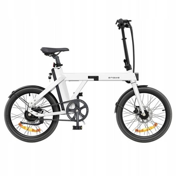Engwe P20 elcykel 25KM/H 36V 9,6AH 350W hjul 20'' Fällbar elcykel Vit