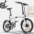 Miniatyrbild 1 av 6: Engwe P20 elcykel 25KM/H 36V 9,6AH 350W hjul 20'' Fällbar elcykel Vit