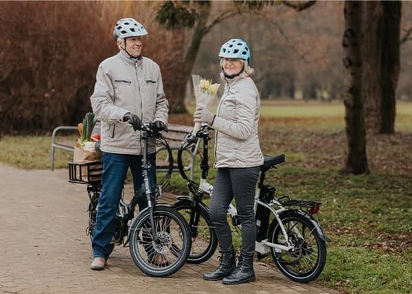 Jobobike Sam White 468 Wh elcykel 36V 13ah 250W grå
