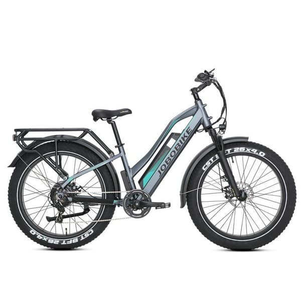 FAT BIKE Joobike Robin Step-thru elcykel, 26" hjul, 250W 48V 14ah grå