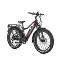 Miniatyrbild 3 av 6: JOBOBIKE ROBIN 48V FATBIKE ELCYKEL 26” 14Ah 250W svart