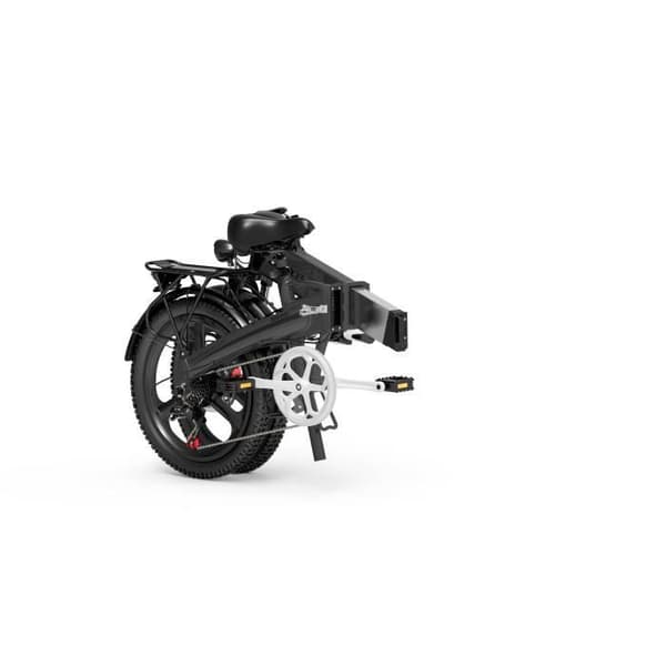 LANKELEISI G660 Elcykel Röd 500W 20" tum FAT BIKE MTB 12,8AH 110KM 30KM-H Vikbar