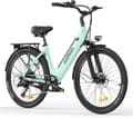 Miniatyrbild 1 av 6: MileCity 1 E-Bike Elcykel för kvinnor 26 tum 250W 468 Wh med vridmoment sensor, 100km GR