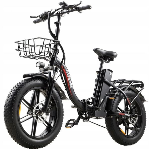 PASEBIKE P20 Pro 48V 23AH 1000W elektrisk hopfällbar cykel för vuxna, 20''*4.0 DÄCKTJOCKLEK