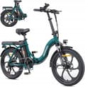 Miniatyrbild 1 av 6: Fällbar elcykel Hillmiles MilePort 1 - Räckvidd 60km - Motor 250W - Batteri 36V13Ah - Däck 20 tum - VTC Cykel - Grön