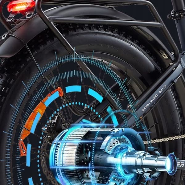 PASEBIKE P26 PLUS elektriskt fordon 1500W 48V 23AH 50HK /H 120HK 26"*4.0