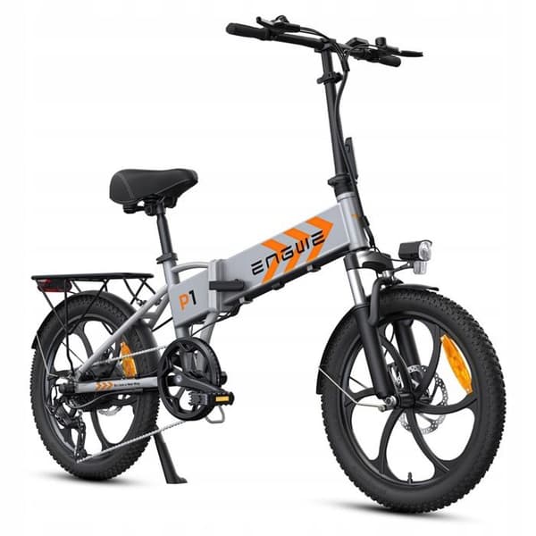 Fällbar elcykel ENGWE P1 36V 13AH 250W 25KM/H 100KM silver Ebike